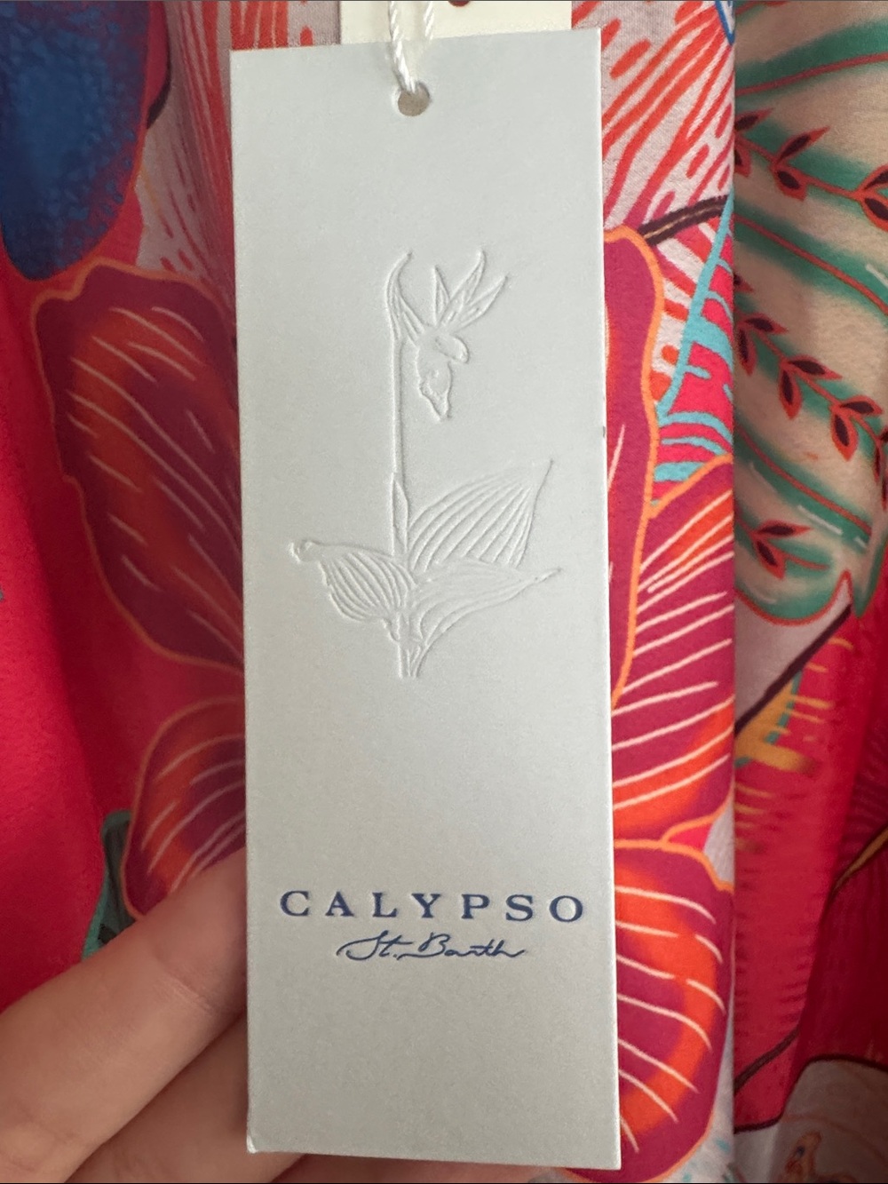 Calypso St. Barth Coral Floral A-Line Maxi Skirt - Picture 7 of 10